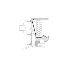 Immagine di Sabiana Kit aria primaria ad una via (modello 0-1-2-3) non montabile sui modelli MCT con mobile di copertura 9079230