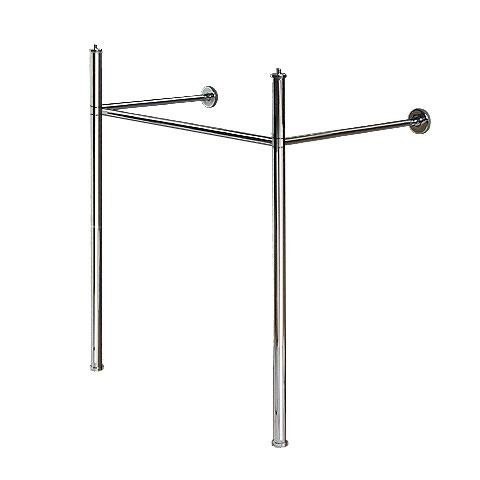 Immagine di Duravit VERO sostegno metallico 42.5, regolabile in altezza, finitura cromo 0030651000