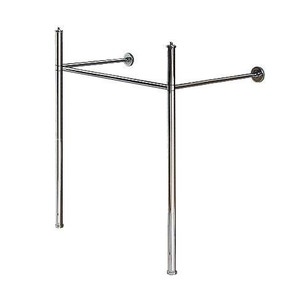 Immagine di Duravit VERO sostegno metallico 52.5, regolabile in altezza, finitura cromo 0030631000