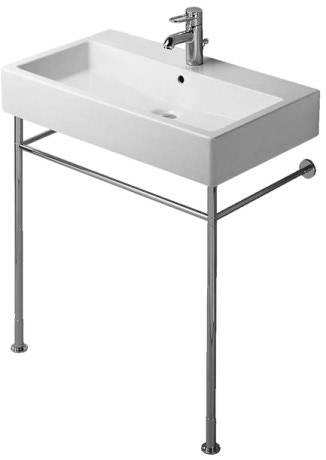 Immagine di Duravit VERO sostegno metallico 72.5, regolabile in altezza, finitura cromo 0030661000