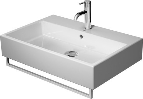 Immagine di Duravit Portasciugamani L.65.5 cm, profilo squadrato, finitura cromo 0030471000