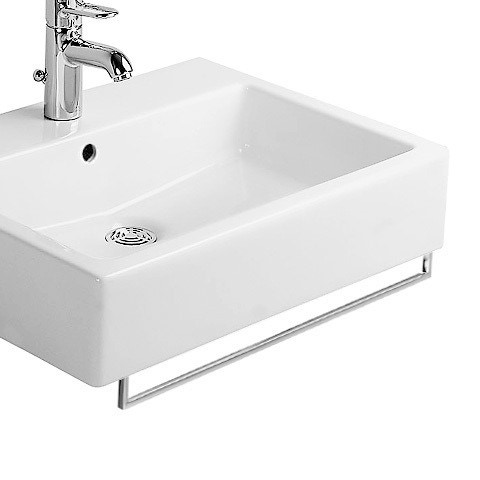 Immagine di Duravit Portasciugamani L.55 cm, profilo squadrato, finitura cromo 0030371000