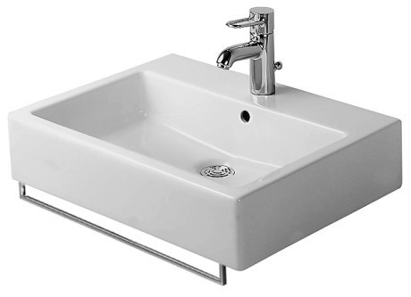 Immagine di Duravit Portasciugamani L.55 cm, profilo squadrato, finitura cromo 0030371000