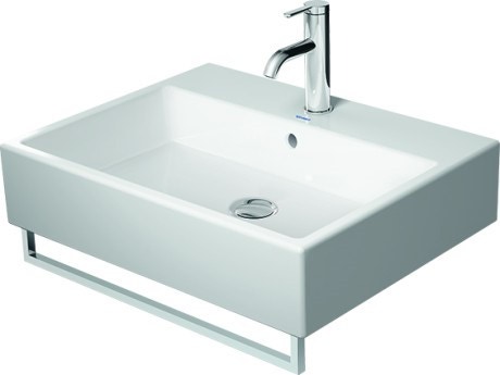Immagine di Duravit Portasciugamani L.55 cm, profilo squadrato, finitura cromo 0030371000