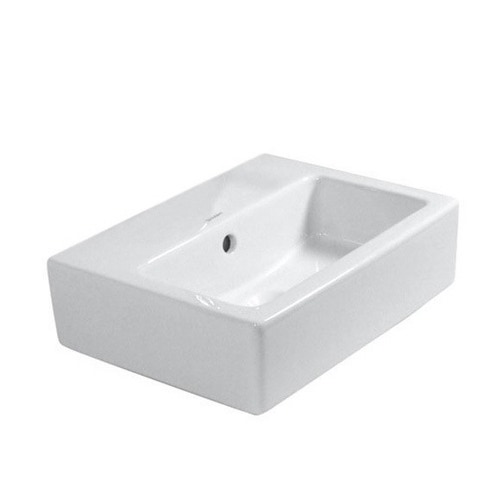 Immagine di Duravit VERO lavamani consolle 45 cm, monoforo, con troppopieno, colore bianco 0704450000