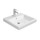 Duravit VERO lavabo da incasso 50 cm, monoforo, per incasso soprapiano, con troppopieno, WonderGliss, colore bianco 03155000001