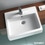 Immagine di Duravit VERO lavabo semincasso 55 cm, monoforo, con troppopieno, colore bianco 0314550000