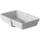Duravit VERO lavabo da incasso 48,5 cm, senza foro, con rettifica speciale per mobili Duravit, per incasso sottopiano, con troppopieno, colore bianco 0330480022