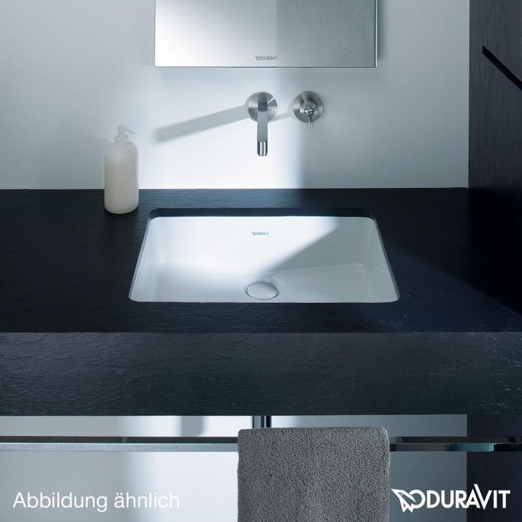 Mobili Bagno Duravit Prezzi.Duravit 0330480022 Vero Lavabo Da Incasso 48 5 Cm Con Rettifica Speciale Per Incasso Sottopiano Con Troppopieno Senza Foro Senza Bordo Per Rubinetteria Bianco Prezzi E Offerte Su Tavolla Com