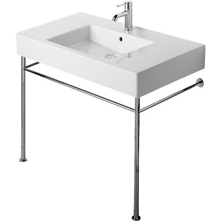 Immagine di Duravit VERO sostegno metallico 120 cm, regolabile in altezza, finitura cromo 0030731000