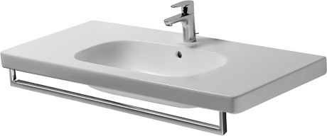 Immagine di Duravit Portasciugamani L.100.9 cm, profilo squadrato, finitura cromo 0030351000