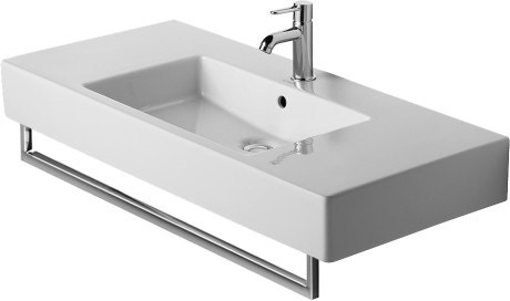 Immagine di Duravit Portasciugamani L.100.9 cm, profilo squadrato, finitura cromo 0030351000