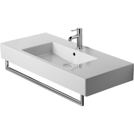 Immagine di Duravit Portasciugamani L.100.9 cm, profilo squadrato, finitura cromo 0030351000