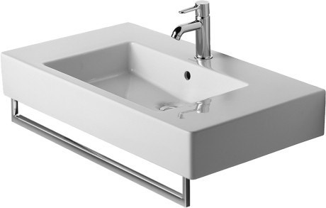 Immagine di Duravit Portasciugamani L.80.8 cm, profilo squadrato, finitura cromo 0030361000