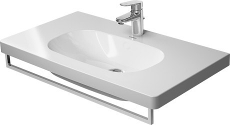Immagine di Duravit Portasciugamani L.80.8 cm, profilo squadrato, finitura cromo 0030361000