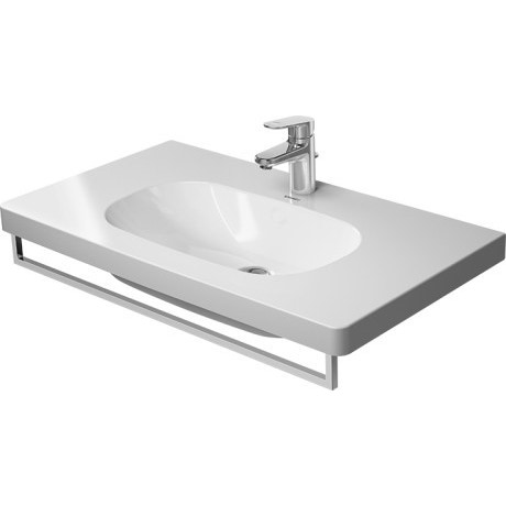 Immagine di Duravit Portasciugamani L.80.8 cm, profilo squadrato, finitura cromo 0030361000