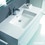 Immagine di Duravit VERO lavabo consolle 105 cm, monoforo, con troppopieno, WonderGliss, colore bianco 03291000001