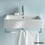 Immagine di Duravit Portasciugamani L.55 cm, profilo squadrato, finitura cromo 0030371000