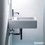 Immagine di Duravit VERO lavamani 25 cm, monoforo, con troppopieno, colore bianco 0702250000