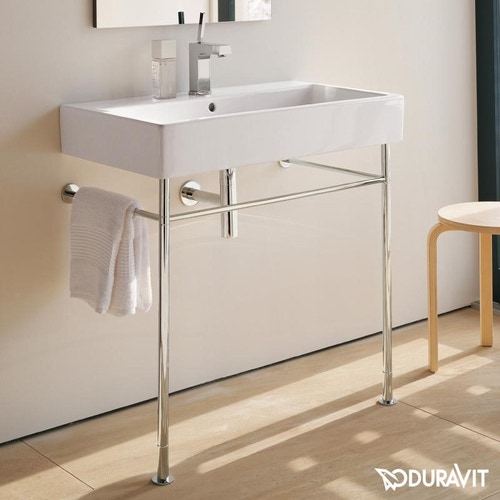 Immagine di Duravit VERO sostegno metallico 72.5, regolabile in altezza, finitura cromo 0030661000