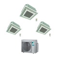 Immagine di Daikin FFA-A R32 Climatizzatore trial split inverter, griglia e comando ad infrarossi inclusi | unità esterna 6.8 kW unità interne 9000+9000+9000 BTU 3MXM68N+3xSB.FFA25A-IGS