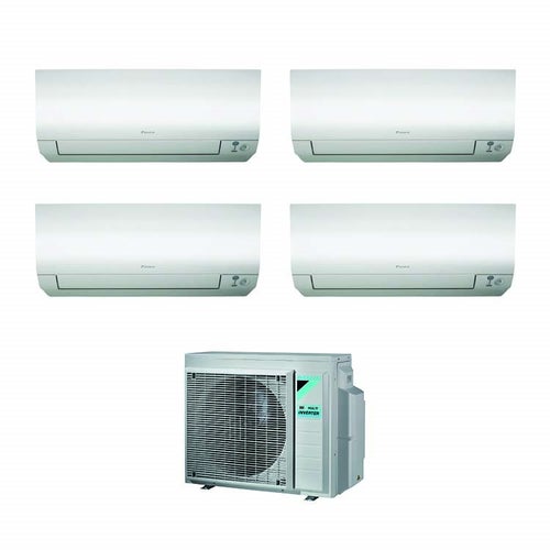 Immagine di Daikin FTXM-M R32 Climatizzatore quadri split inverter, bianco | unità esterna 7.4 kW unità interne 7000+7000+7000+24000 BTU 4MXM80N+3xFTXM20M+FTXM71M