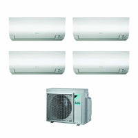 Immagine di Daikin FTXM-M R32 Climatizzatore quadri split inverter, bianco | unità esterna 8 kW unità interne 7000+9000+9000+24000 BTU 4MXM80N+FTXM20M+2xFTXM25M+FTXM71M