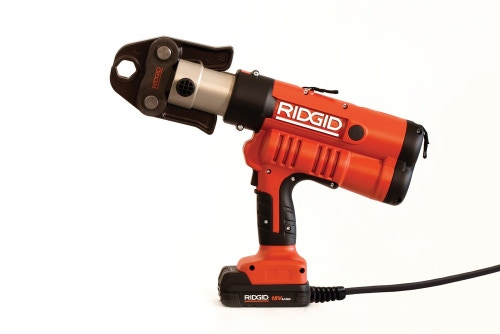 Immagine di Ridgid RP 340-C Pressatrice a cavo completo di ganasce TH 16-20-26 mm adattatore per l'alimentazione da 220V (cavo da 5m) e cassetta di trasporto  43308
