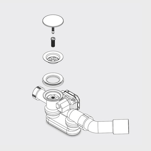 Immagine di Kaldewei Rubinetteria elettronica tipo A per Comfort select (non premontata) 689720080999