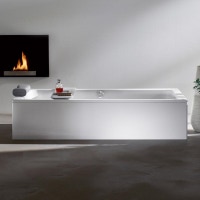 Immagine di Kaldewei BASSINO vasca rettangolare in acciaio smaltato 200x100 cm con rivestimento centrostanza 254048050001