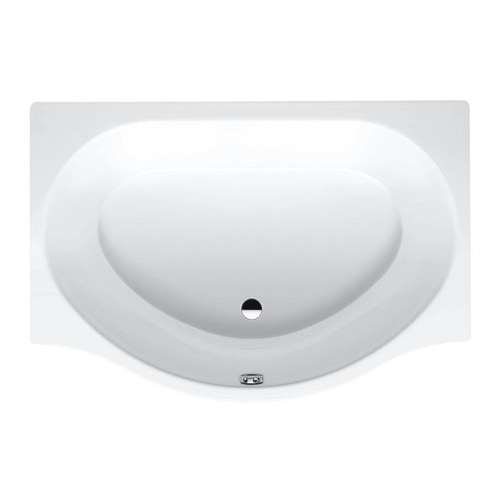 Immagine di Kaldewei DUO POOL vasca particolare in acciaio smaltato 150x100 cm, con supporto in polistirolo da rivestire con piastrelle 222748040001