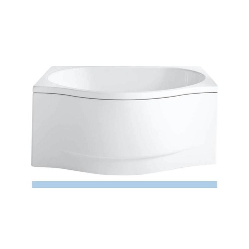 Immagine di Kaldewei DUO POOL vasca particolare in acciaio smaltato 150x100 cm, con supporto in polistirolo e rivestimento frontale 222748030001