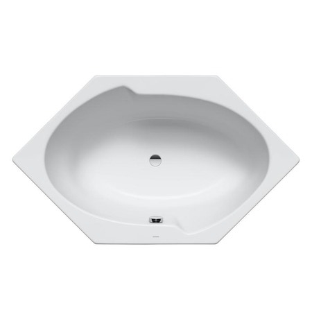 Immagine di Kaldewei TWIN POOL vasca esagonale in acciaio smaltato 170x100 cm  228100010001