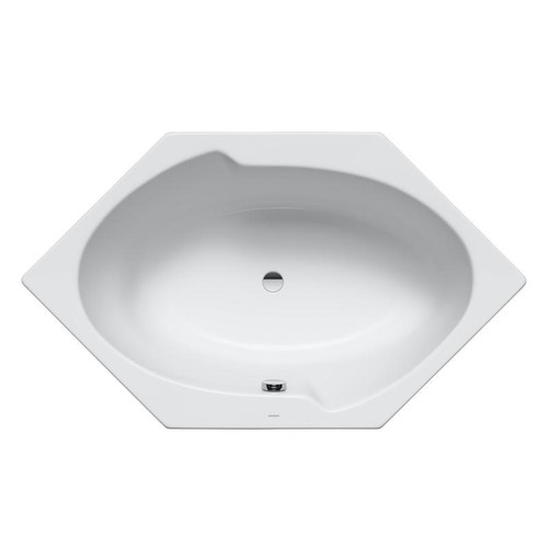 Immagine di Kaldewei TWIN POOL vasca esagonale in acciaio smaltato 170x100 cm  228100010001