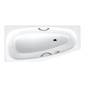 Immagine di Kaldewei MINI STAR DESTRA vasca L.157 P.75 cm, in acciaio smaltato, con predisposizione per montaggio maniglie, colore bianco alpino 224700010001