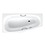 Immagine di Kaldewei MINI STAR DESTRA vasca L.157 P.75 cm, in acciaio smaltato, con predisposizione per montaggio maniglie, colore bianco alpino 224700010001