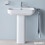 Immagine di Duravit HAPPY D.2 colonna per lavabo, colore bianco 0858270000