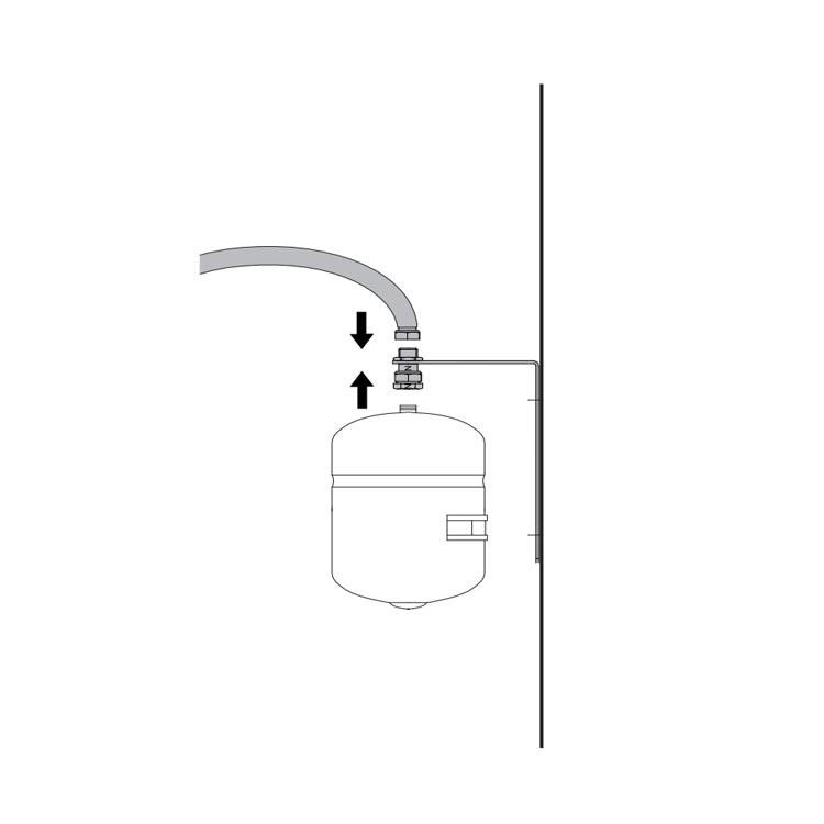 Immagine di Beretta Staffa per installazione a muro vaso espansione 18-24 litri 1150499