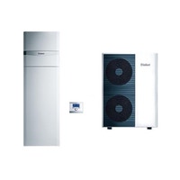 Immagine di Vaillant aroTHERM VWL 125/5 AS 400V Pompa di calore aria/acqua trifase + uniTOWER VWL 128/5 IS basamento 0010025800