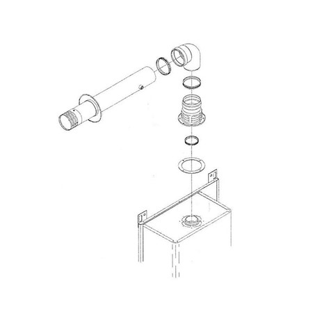 Immagine di Vaillant Kit scarico fumi INWALL 306853