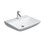 Immagine di Duravit ME BY STARCK lavabo 60 cm monoforo, con troppopieno, con bordo per rubinetteria, lato inferiore smaltato, colore bianco 2335600000