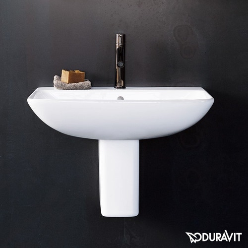 Immagine di Duravit ME BY STARCK semicolonna per lavamani, colore bianco 0858410000