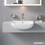 Immagine di Duravit ME BY STARCK lavabo semincasso 55 cm monoforo con troppopieno, con bordo per rubinetteria, colore bianco 0378550000