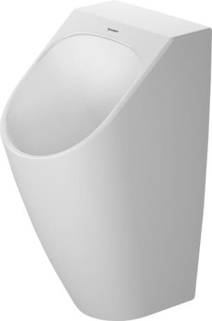 Immagine di Duravit ME BY STARCK orinatoio Dry, senza acqua, scarico orizzontale Ø 50 mm, senza mosca, colore bianco 2814300000
