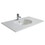 Immagine di Duravit DARLING NEW lavabo consolle 103 cm monoforo, con troppopieno, con bordo per rubinetteria, colore bianco 0499100000