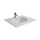 Duravit DARLING NEW lavabo consolle 83 cm monoforo, con troppopieno, con bordo per rubinetteria, WonderGliss, colore bianco 04998300001