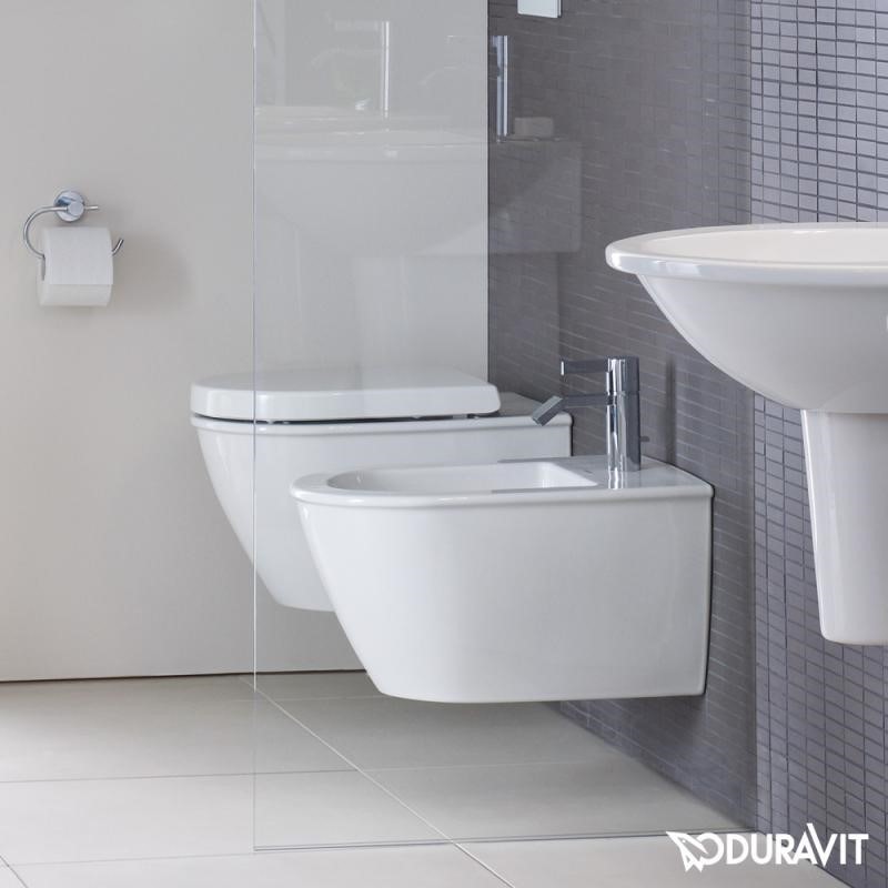 Immagine di Duravit DARLING NEW vaso sospeso a cacciata, senza sedile, fabbisogno di acqua di risciacquo 4,5 l, UWL classe 1, colore bianco 2545090000