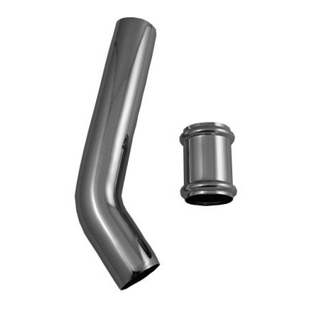 Immagine di Duravit Curva di scarico con manicotto doppio, finitura cromo 0050251000