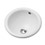 Immagine di Duravit ARCHITEC lavabo Bali Ø 33.5 cm da incasso senza foro, per incasso soprapiano, con troppopieno, lato inferiore smaltato, colore bianco 0473340031