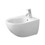 Immagine di Duravit ARCHITEC bidet sospeso con un foro per rubinetteria, con troppopieno, con bordo per rubinetteria, colore bianco 2531150000